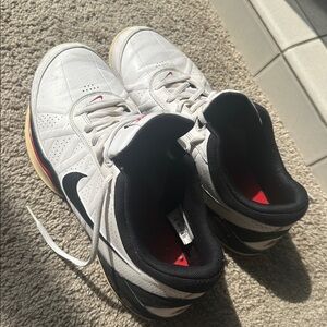 Nike White and Black Athletic Shoes